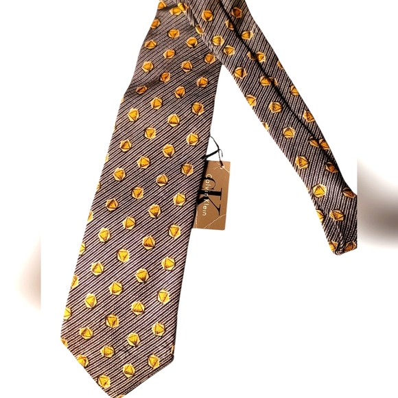 Calvin Klein Other - Calvin Klein 100% Silk Tie Made In The USA BNWT